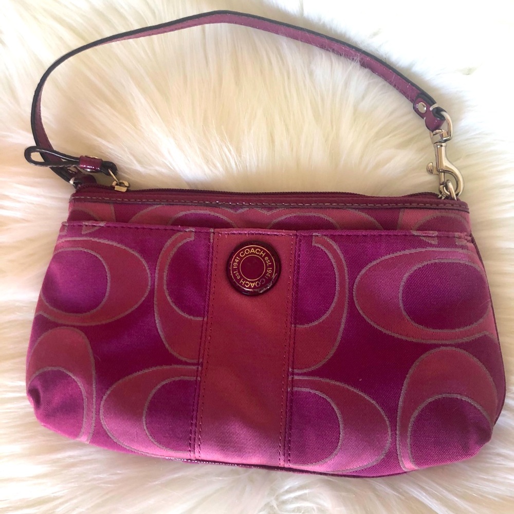 Cute Coach Wristlet